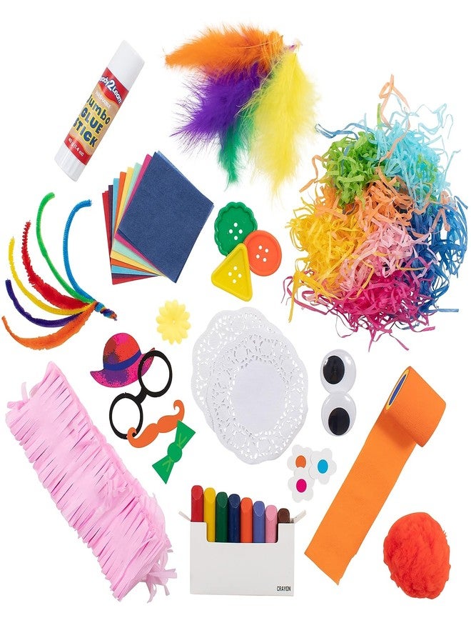 Ready 2 Learn Big Craft Combo Box - 800+ Pieces - 16 Projects for Kids Ages 4-8 - All in One Craft Kit - Paper Bag Puppets, Dough Creations and More! - Image 2